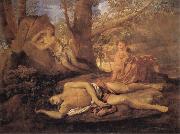 Nicolas Poussin E-cho and Narcissus Sweden oil painting artist